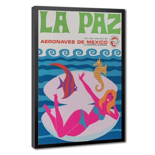 La Paz poster de voyage rétro idéal pour sublimer votre salon