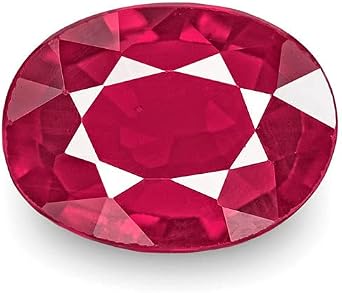 Burma Ruby Gemstone Lab Certified Natural 100 Real Oval Ruby Loose Stone 2.5 Ct