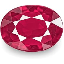 Burma Ruby Gemstone Lab Certified Natural 100 Real Oval Ruby Loose Stone 2.5 Ct