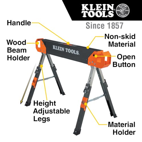 Klein Tools Adjustable Folding Saw Horses