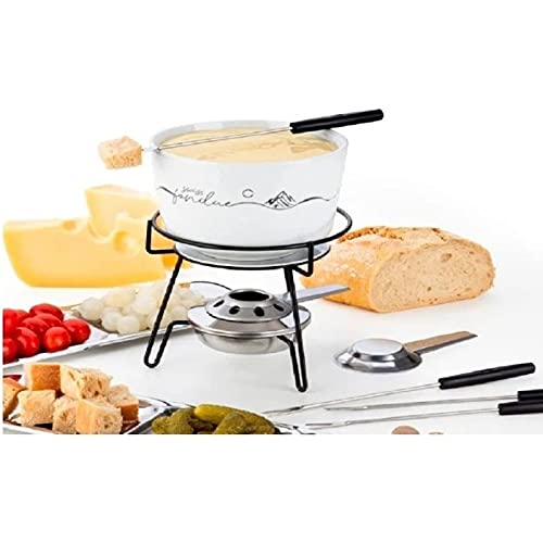 Conjunto Para Fondue Swiss 8 Peças Queijo e Chocolate - Forma