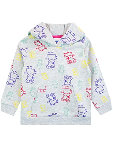 Peppa Pig Sudadera con Capucha para Niñas Gris 2-3 años