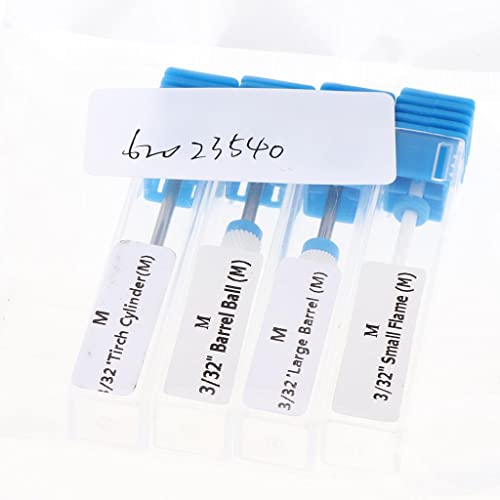 CALANDIS 4 Pcs Nail Polishing Cuticle Removal Nail Drill Bit Manicure Nail Care Tool | 4pcs Nail Art Drill Bit - Image 2