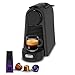 De'Longhi Nespresso Essenza Mini EN85.BKMT, Macchina da Caffè con sistema a capsule Nespresso, per una Sola Tazza, Set di Benvenuto Incluso, Design Compatto, Pressione 19 Bar, 1150W, Nero Opaco