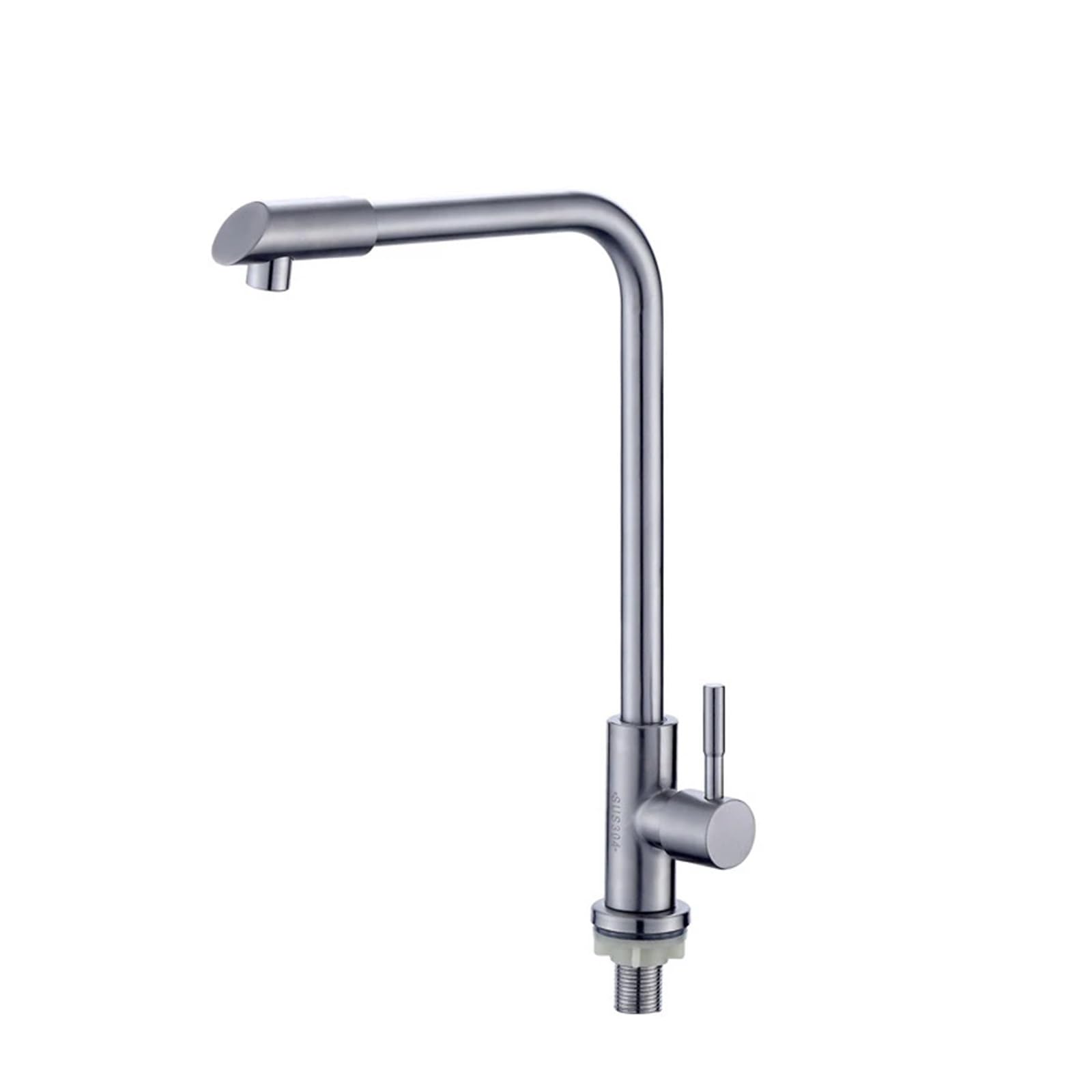 Robinet de cuisine 360 | Finition brossée et eau froide