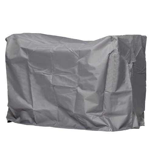 Mehr Garten Gartenmöbel Abdeckung Sitzgruppe rechteckig, 125x70x94 cm, grau, Oxford 600D Gewebe, Schutzhülle für Gartentisch und Gartenstühle, wasserdicht, UV-beständig und wetterfest Mehr Garten Gartenmöbel Abdeckung Sitzgruppe rechteckig, 125x70x94 cm, grau, Oxford 600D Gewebe, Schutzhülle für Gartentisch und Gartenstühle, wasserdicht, UV-beständig und wetterfest