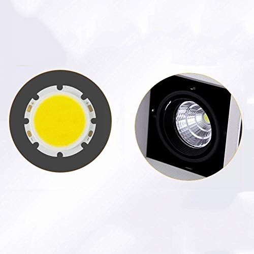 Iluminación comercial led con downlight empotrable de 3 cabezales 7W para techo de aluminio 7