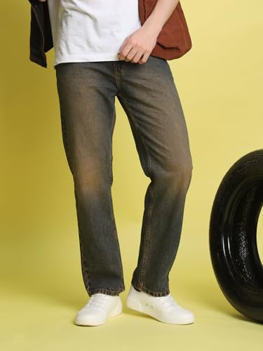 Image of BENE KLEED Men Tinted Light Fade Pure Cotton Jeans