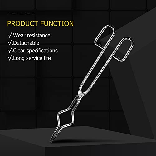 Baluue Crucible Tongs 12Inch Stainless Steel Labs Beaker Tongs Metal Tongs Foundry Tongs Crucible Pliers Clamp Labs Safety Flask Tongs For Melting Casting Refining #TOP2