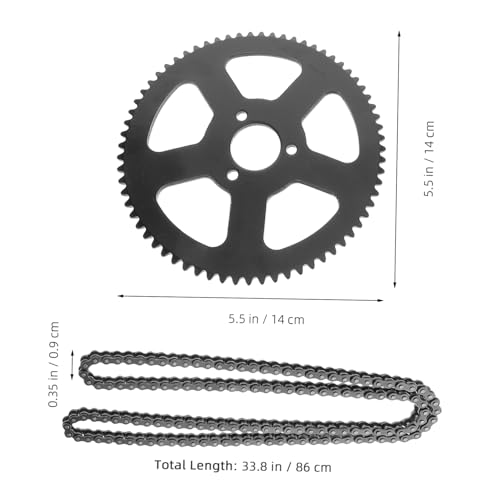 Chaîne et pignon de mini kit anti déraillements facile à installer soi même - 2