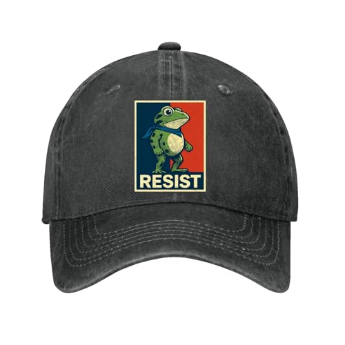 Portland Frog Protests Hat Resist Portland Hat for Mens Vintage Washed