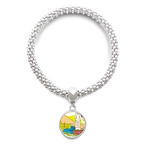 Bracelet Égypte Ancienne pendentif rond pour sublimer vos tenues de soirée