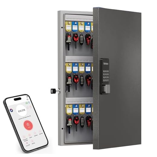 Durable 72 Key Cabinet Organizer