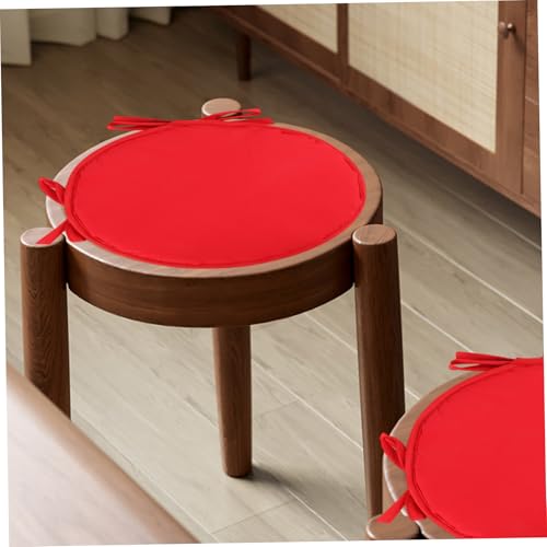 Cojines de silla redondos lavables que resisten la decoloración para el comedor 6