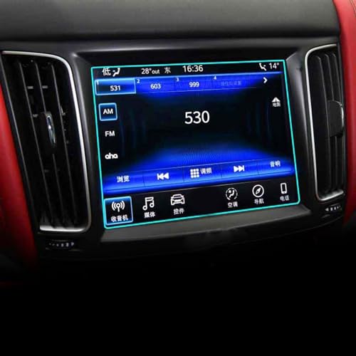 Verre trempé pour Maserati Levante 2017-2021 film protection navigation 8.4 pouces
