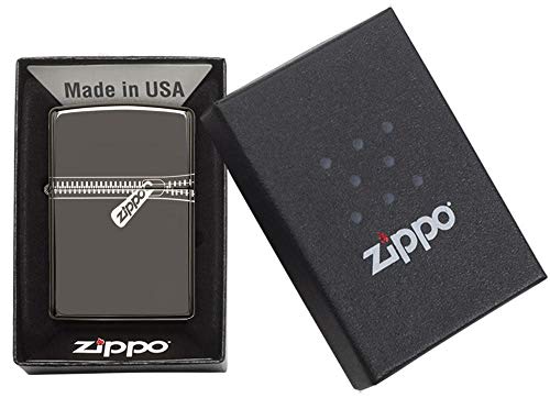 Zippo Zipper Pocket Lighter, Black Ice miniatura 6