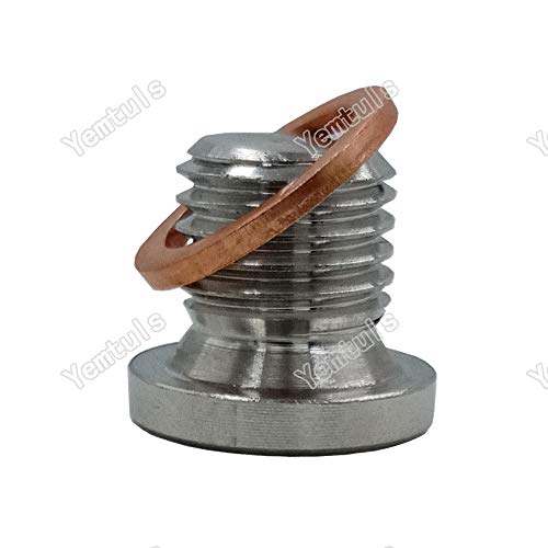 Image of Crankcase Engine Oil Drain Plug and Washer for Polaris RZR 570 800 900 1000, Sportsman 570 600 700 800 850 1000, Ranger 570 700 800 900 ETX, Scrambler 850 1000, ACE 325 570