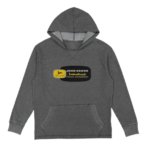 John Deere Men's Vintage Industrial Hooded Sweatshirt