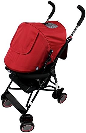 Evezo Hi-Q Lightweight Stroller, Red