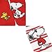 Bioworld Peanuts Snoopy and Woodstock Womens Chenille Cozy Crew Socks