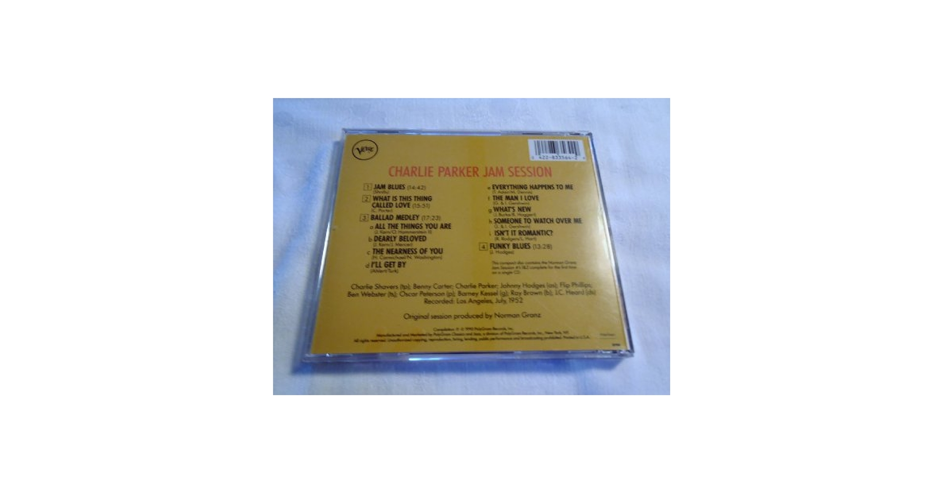 Parker, Charlie - Charlie Parker Jam Session - Amazon.com Music