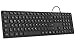 Kabelgebundene Tastatur USB, TedGem Computer Tastatur, USB Tastatur mit Kabel, Laptop Tastatur mit Kabel, PC Tastatur mit Kabel für WindowsXP/7/8/10/Vista