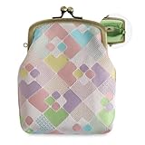 [AYANOKOJI] がま口 シガレットケース レディース メンズ タバコケース 煙草ケース 日本製 (帯地 つみ木柄 ホワイト)