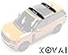 Kova Gear Car Soft Roof Rack Luggage Carrier, 2 Rack Pieces with Adjustable and Heavy-Duty Straps
