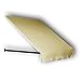 Awntech 6-Feet Dallas Retro Window/Entry Awning, 24-Inch Height by 36-Inch Diameter, Light Yellow