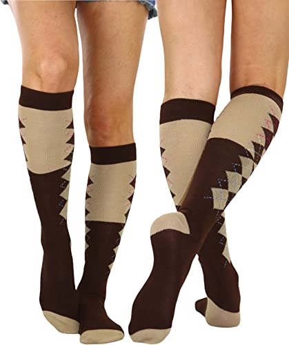 Image of ToBeInStyle Women's Pack of 6 or 12 Knee High Socks