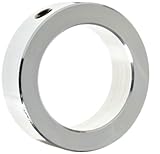 Climax Metal C-043 Shaft Collar, One Piece, Set Screw Style, Zinc Plated Steel,, 7/16