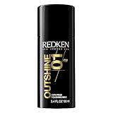 Redken Outshine 01 Anti-Frizz Polishing Milk | For All Hair Types | Protects Against Frizz & Enhances Shine | With Shea Butter | 3.4 Fl Oz