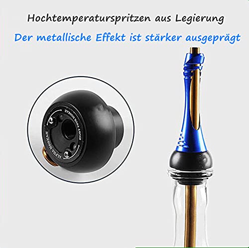 QAVILFLY Shisha Set Hookah Wasserpfeife Kaminkopf Komplettset Molassefänger Umweltfreundliches Material Geschenke für… – Bild 3
