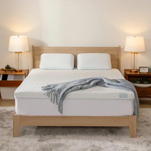 Serenity 3 Cooling Memory Foam Mattress Topper for Tempur-Pedic Pressure Relieving Topper with Cooling Performance Cover Breathable & Hypoallergenic for Temperature Regulation (King)