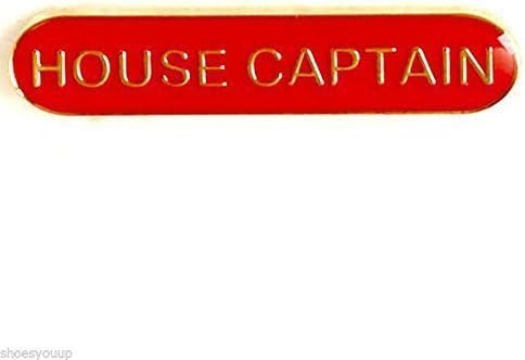 House Captain Badge ideal for schools (red)
