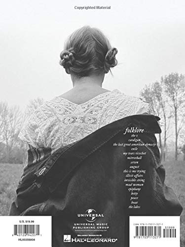 Taylor Swift - Folklore: Piano/Vocal/Guitar Songbook