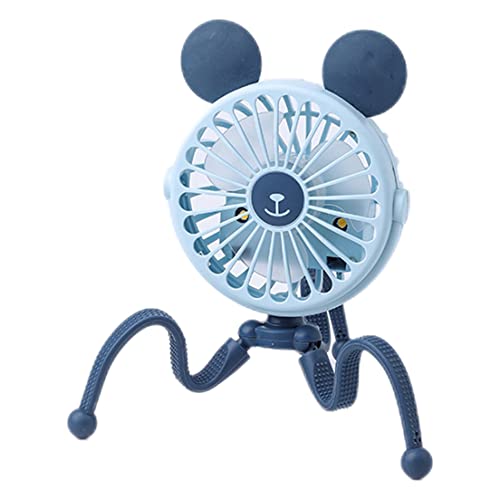 Portable Fan USB Baby Stroller Fan Clip on Fan Mini Tripod Fan for Baby Stroller Car Seat Traveling, baby pushchair cooling fans