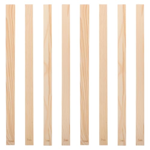 NUOBESTY Strisce Guida in Legno per Argilla Ceramica Strumento Multifunzionale