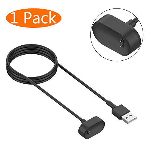 2-Pack Compatible with Fitbit Inspire HR/Inspire Charger Cable, KingAcc 3.3 Ft Replacement USB Charging Cord Cradle Dock Adapter Charger Cable for Fitbit Inspire Fitbit Inspire HR Smart Watch