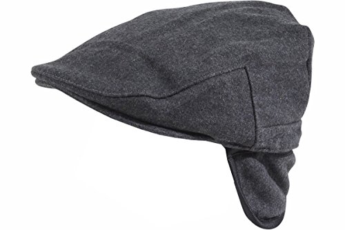 Dorfman Pacific Men's Charcoal Earflap Fold Ivy...