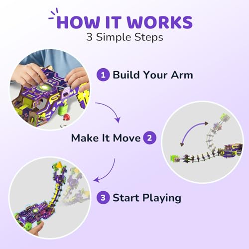 Image of Smartivity Robotic Arm for Kids 8-14 Years | Handheld Grabber with Flexible Neck | Birthday Gift for Boys & Girls I Educational Science Toy for Creative Play for 8,9,10,11,12,13,14 Years