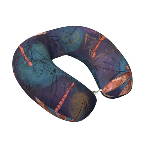 Almohada de viaje espuma viscoelástica 30 cm ajustable miniatura 2