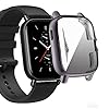 Kompatibel für Amazfit GTS 2 Smartwatch Case Überzogene ultradünne TPU 360 ° Ganzkörper-Displayschutzfolie Full Bumper wasserdichte stoßfeste Displayschutzhülle für Amazfit GTS 2 (Grau)