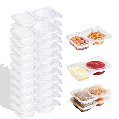 Reusable on the go Snack Containers 20 Pièces, Contenants...