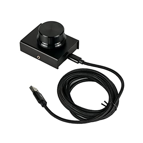 Xbsduih Controlador de Volumen de Computadora USB Altavoz de PC Multimedia Control de Volumen de Audio Externo Perilla de Ajuste Accesorios de Repuesto