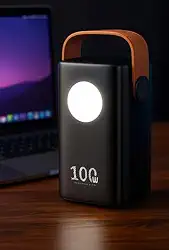 Power Bank Portátil 60000mAh, 100W Turbo, Carregador para Múltiplos Dispositivos, Mini Starlink, Celular, Tablet, Caixa de som