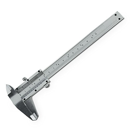 Vernier Caliper Stainless Steel Professional 0-6 Inches/150 mm Micrometer Durable Measuring Tool for Inside, Outside, Depth and Step Measurements