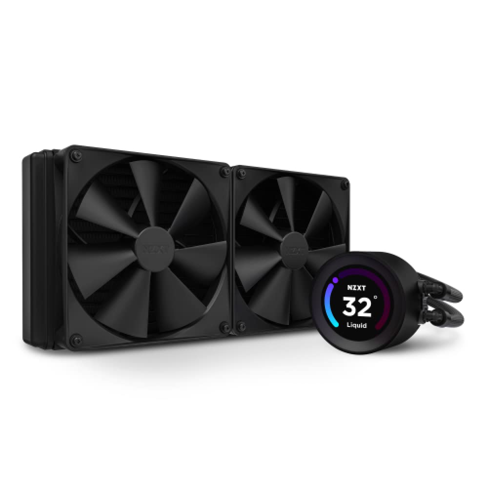 NZXT Kraken Plus 280 – Refrigeración líquida AIO para CPU – Radiador de 280 mm – 2 Ventiladores F140P – Pantalla LCD Cuadrada de 1,54" – AMD® AM5, AM4 – Intel® LGA 1851/1700, 1200/115X – Negro — view 37