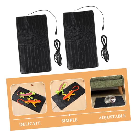 Alfombrilla térmica portátil para reptiles y mascotas miniatura 7
