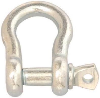 T9601635 1 in. Zinc Plated Screw Pin Anchor Shackle